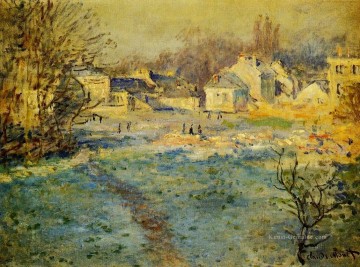 White Frost Claude Monet Ölgemälde